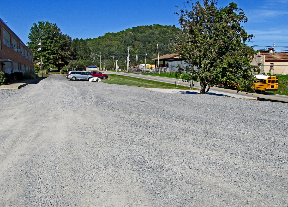 New Entrance from U.S. Route 19 to HCBOE Bus Parking Area at Gore