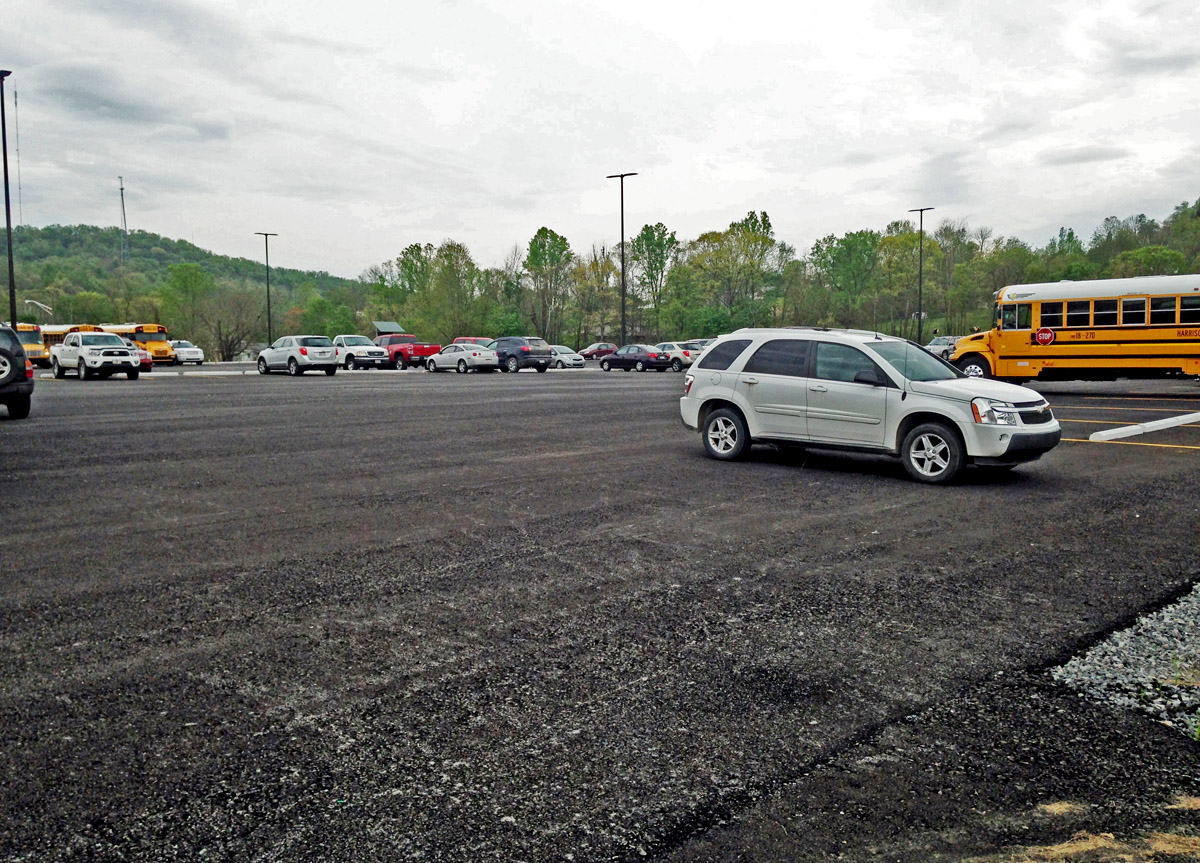 Three Acre Bus Parking Area at Gore