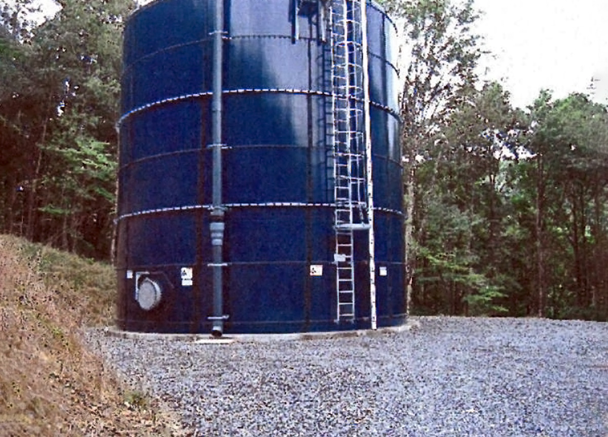 130,000 Gallon Storage Tank Near Valley Head