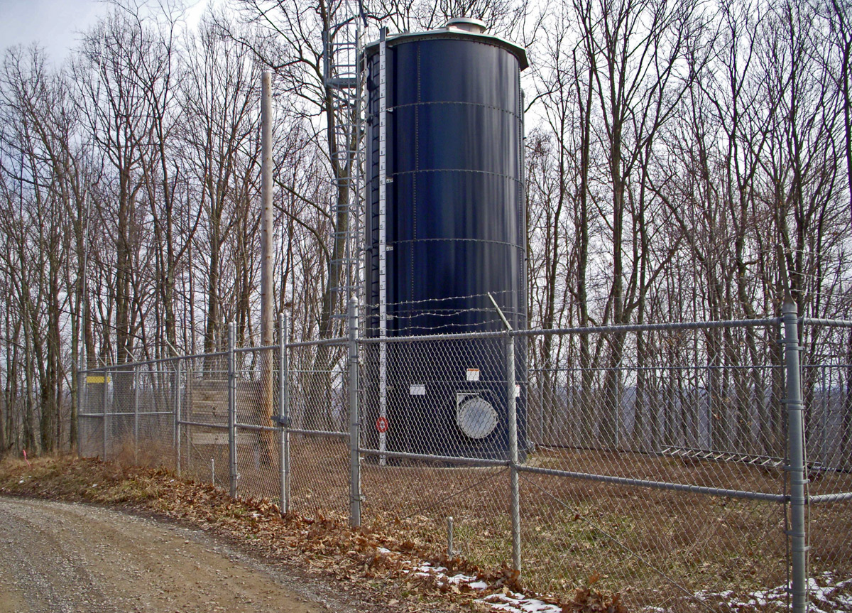 20,000 Gallon Storage Tank Near New Doddridge County High School