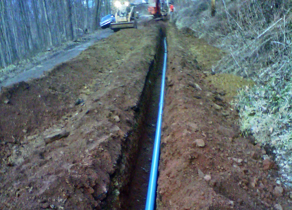 New Waterline Construction