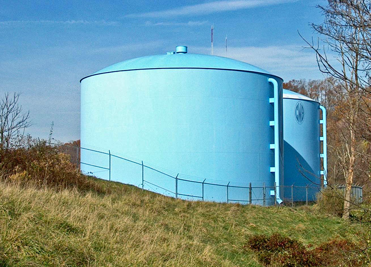 Two 1,000,000 Gallon Storage Tanks Near Summit Park