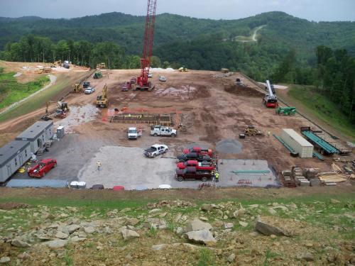 Compressor Station Site Under Construction in Harrison County, WV