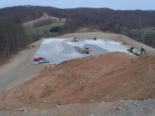 Well Pad Under Construction in Doddridge County, WV